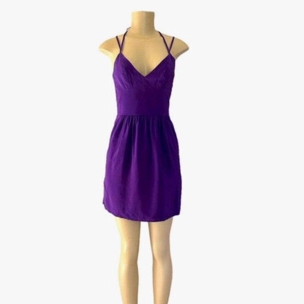 Amanda Uprichard Purple Dress